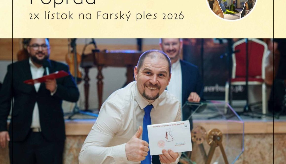 ĎAKUJEME SPONZOROM TOMBOLY XXIII. FARSKÉHO PLESU