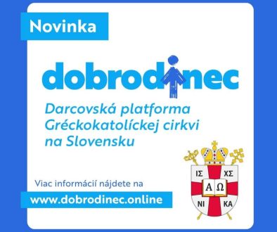 PODPORTE NAŠU FARNOSŤ ČI CIRKEV